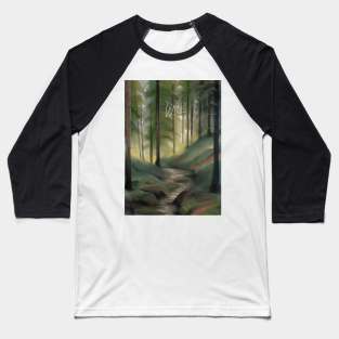 wild forest no border Baseball T-Shirt